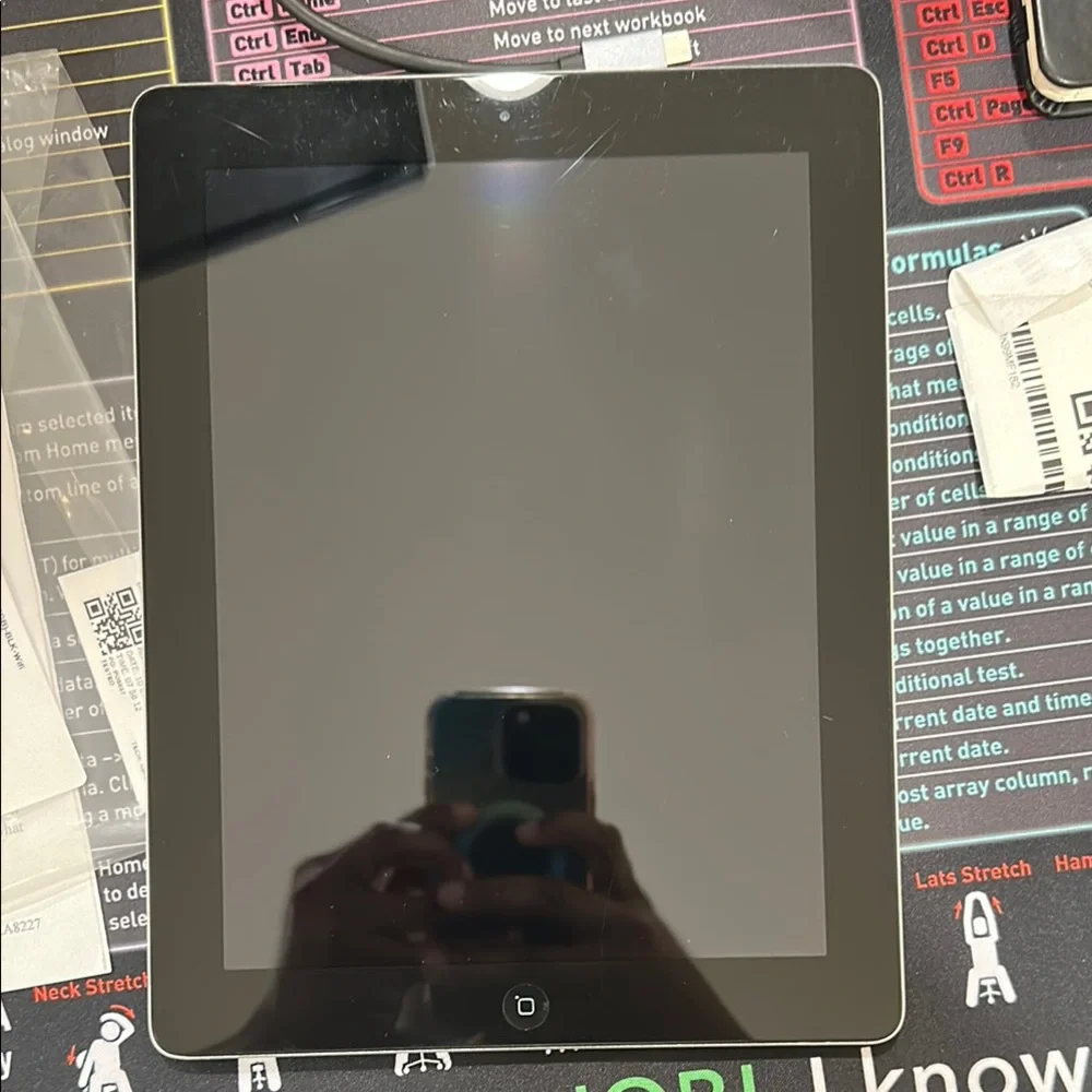Apple Black Tablet Sleek Design Rounded Corners